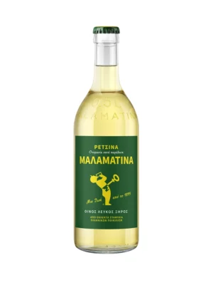 Malamatina - belo vino 0.5l